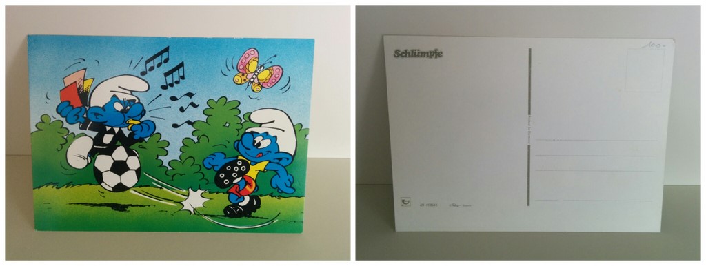 Carte Schtroumpfs Foot