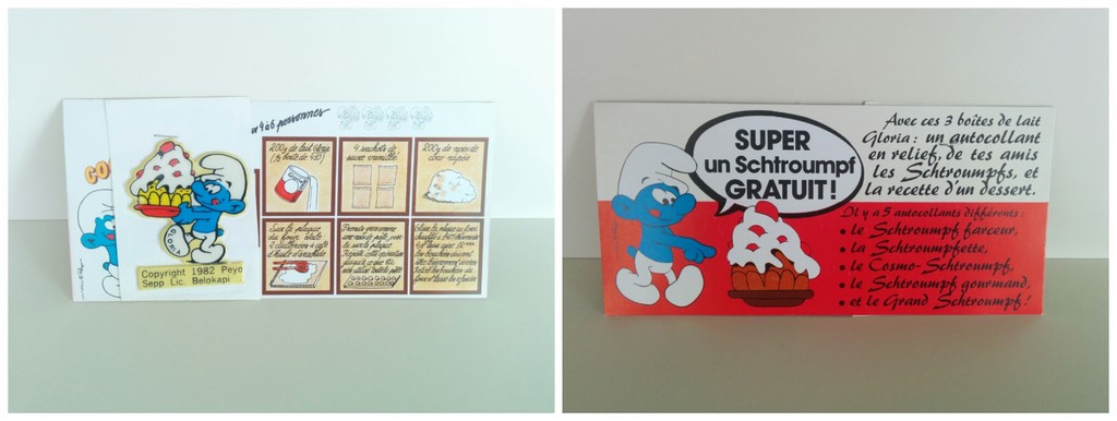 Autocollant Schtroumpf Gourmand & recette