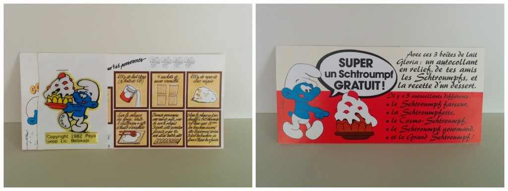 Autocollant Schtroumpf Gourmand & recette
