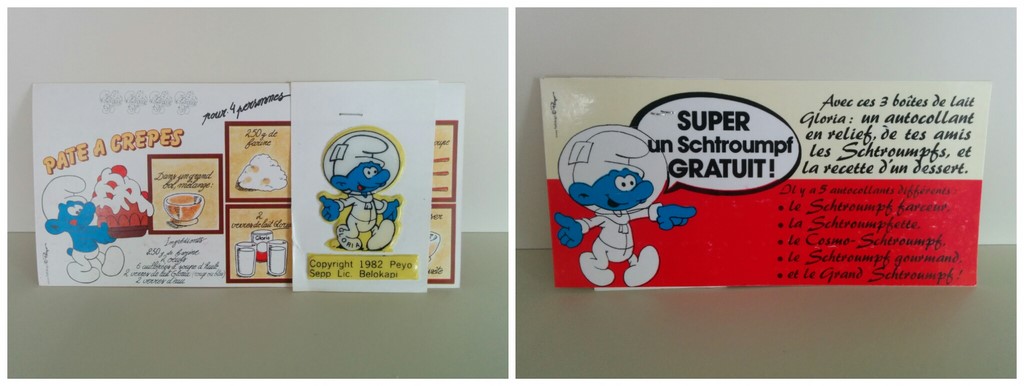 Autocollant Cosmoschtroumpf & recette