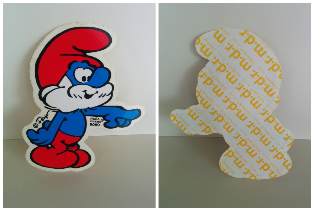 Autocollant Grand Schtroumpf