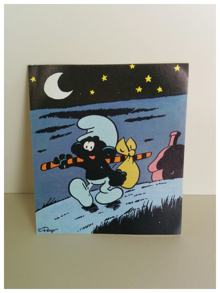 Image Schtroumpf avec un baluchon