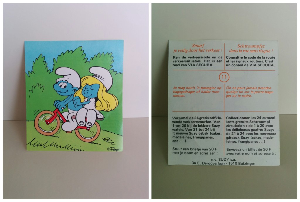 Autocollant code de la route numéro 11