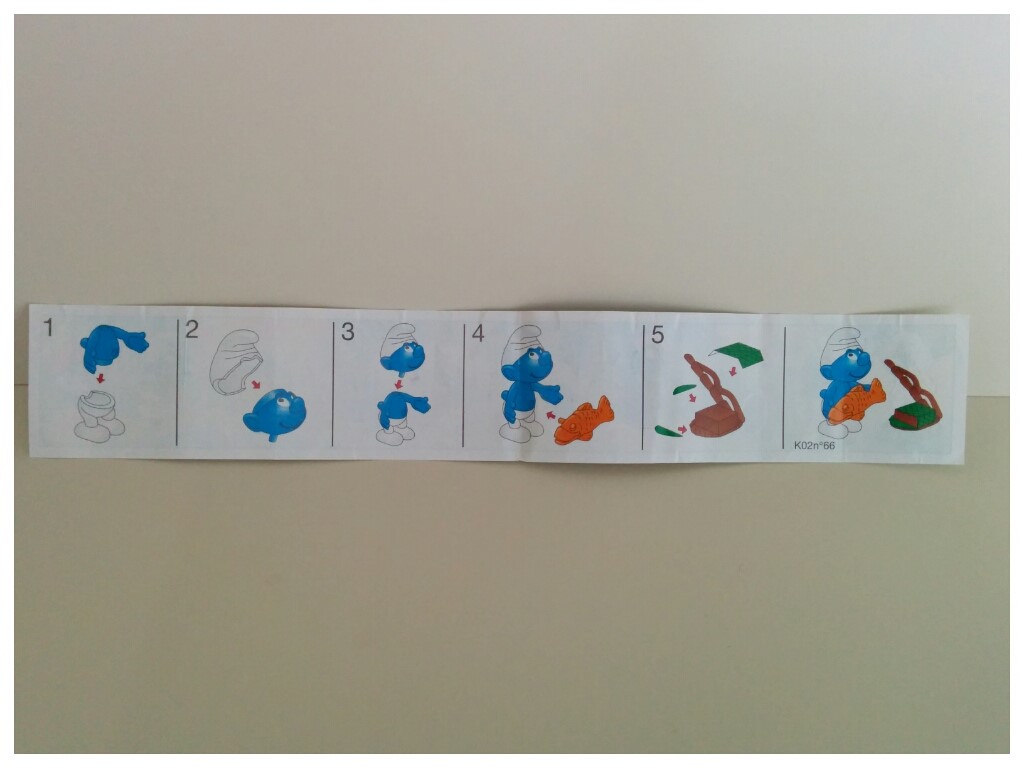 BPZ Schtroumpf pêcheur