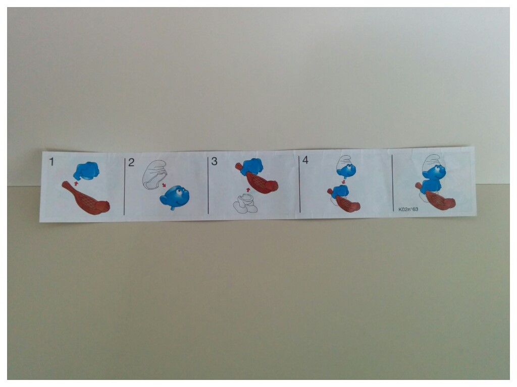 BPZ Schtroumpf à la raquette