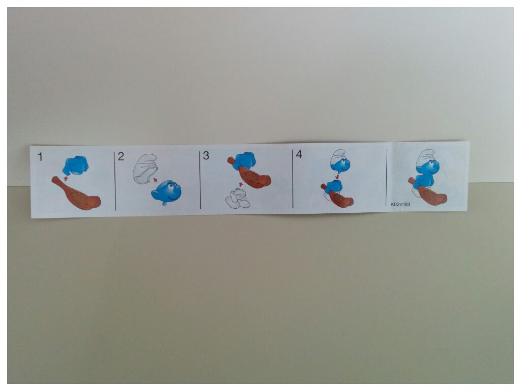 BPZ Schtroumpf à la raquette