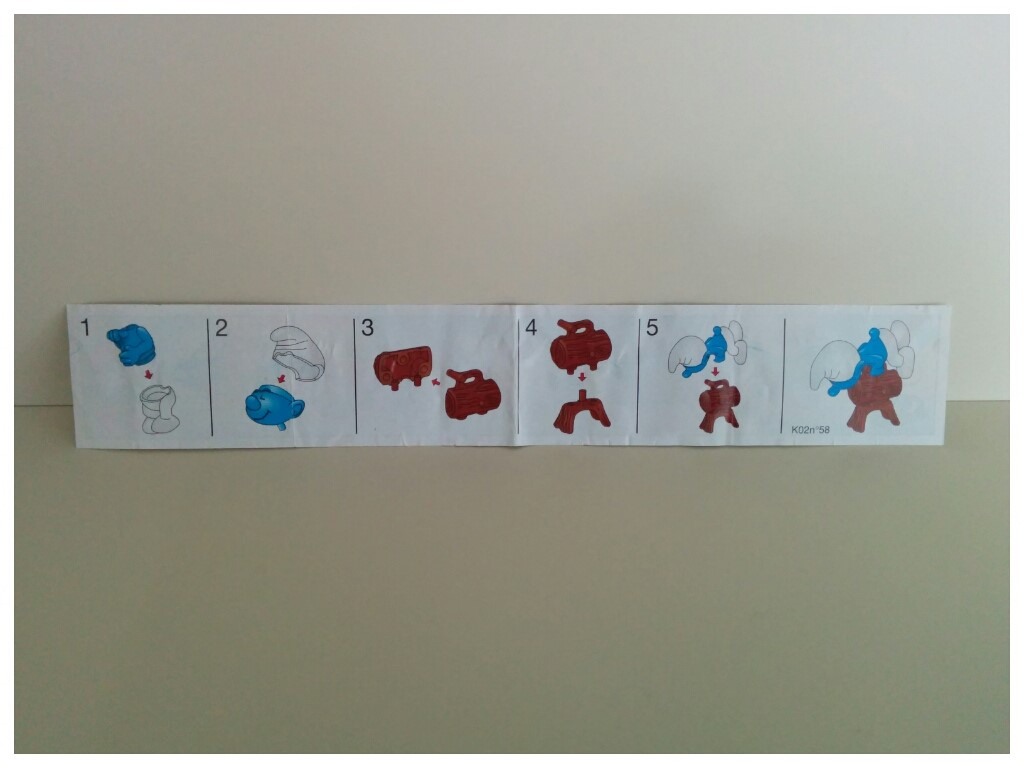 BPZ Schtroumpf cheval d'arçon