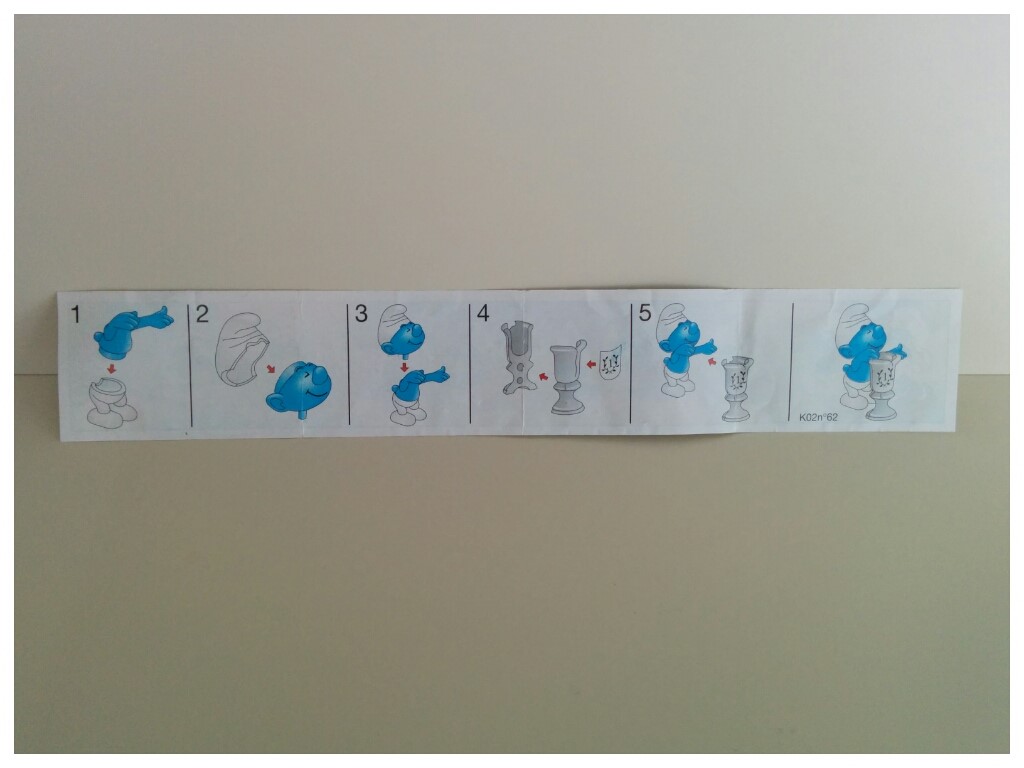 BPZ Schtroumpf au trophée