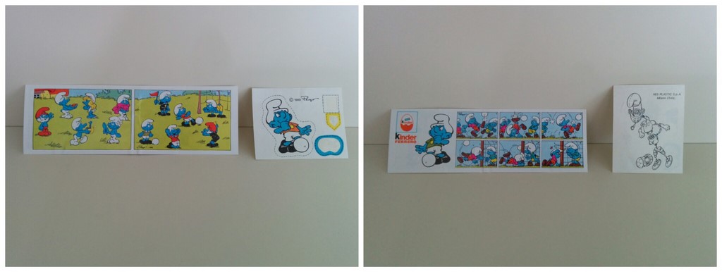 BPZ Schtroumpf foot & autocollant