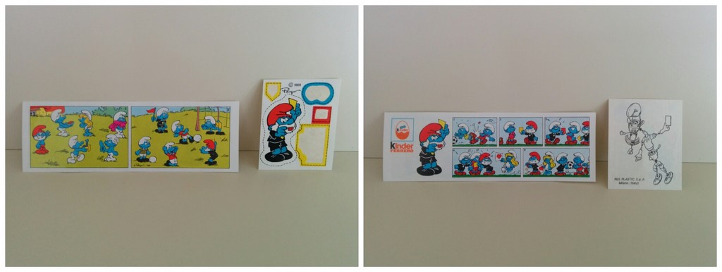 BPZ Grand Schtroumpf arbitre & autocollant