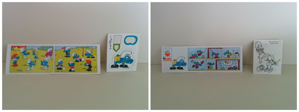 BPZ Schtroumpf Foot & autocollant