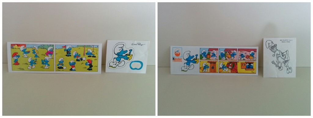 BPZ Schtroumpf Farceur & autocollant