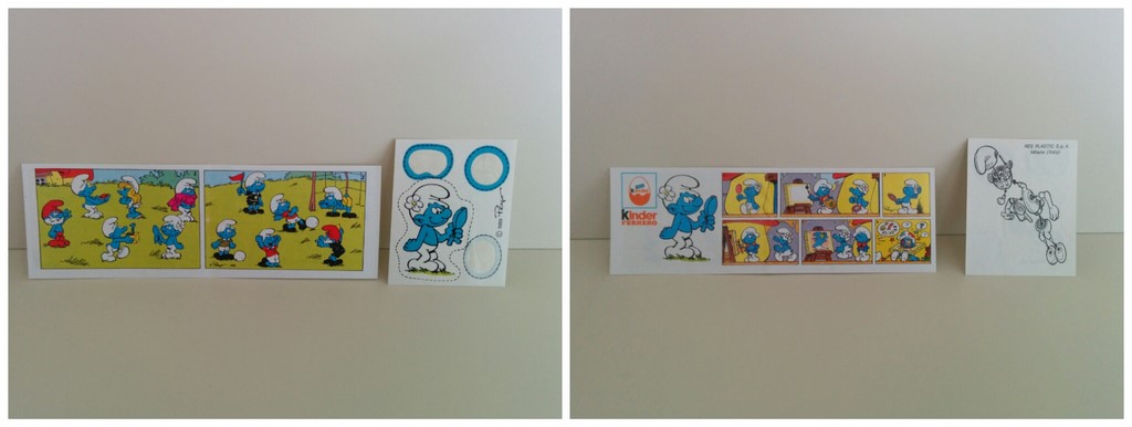 BPZ Schtroumpf Coquet & autocollant