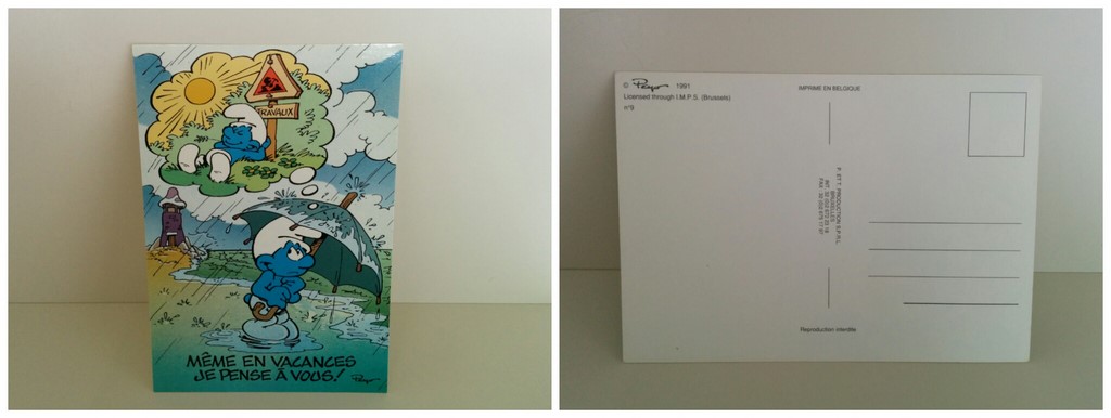 Schtroumpf en vacances