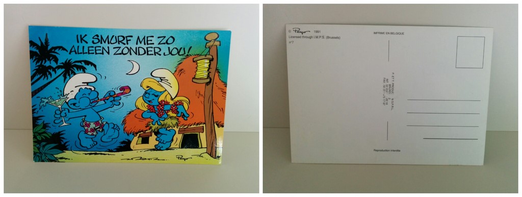 Schtroumpf et Schtroumpfette qui dansent