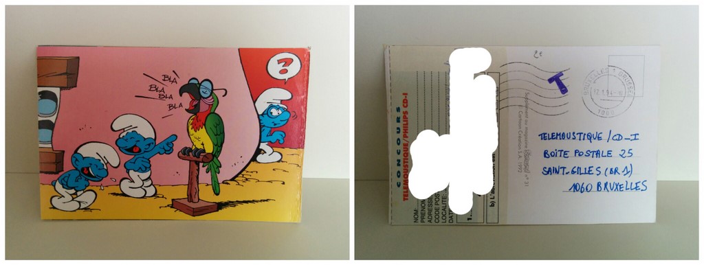 Schtroumpfs & perroquet