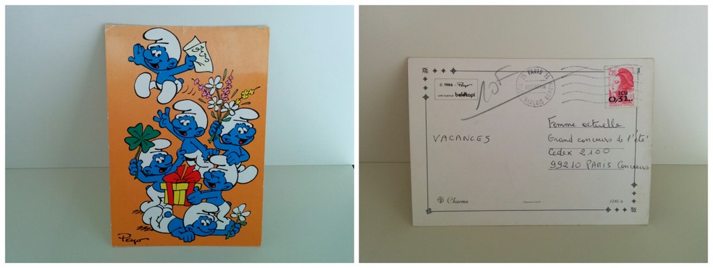 Schtroumpfs avec cadeaux