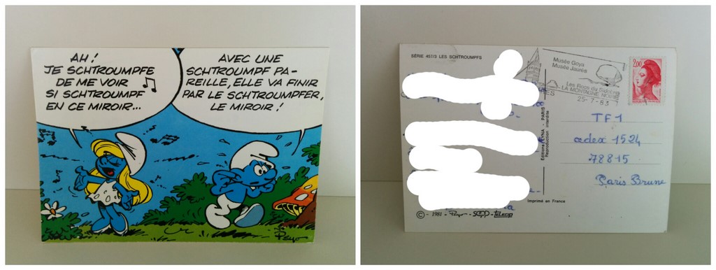 Schtroumpfette qui chante & Schtroumpf