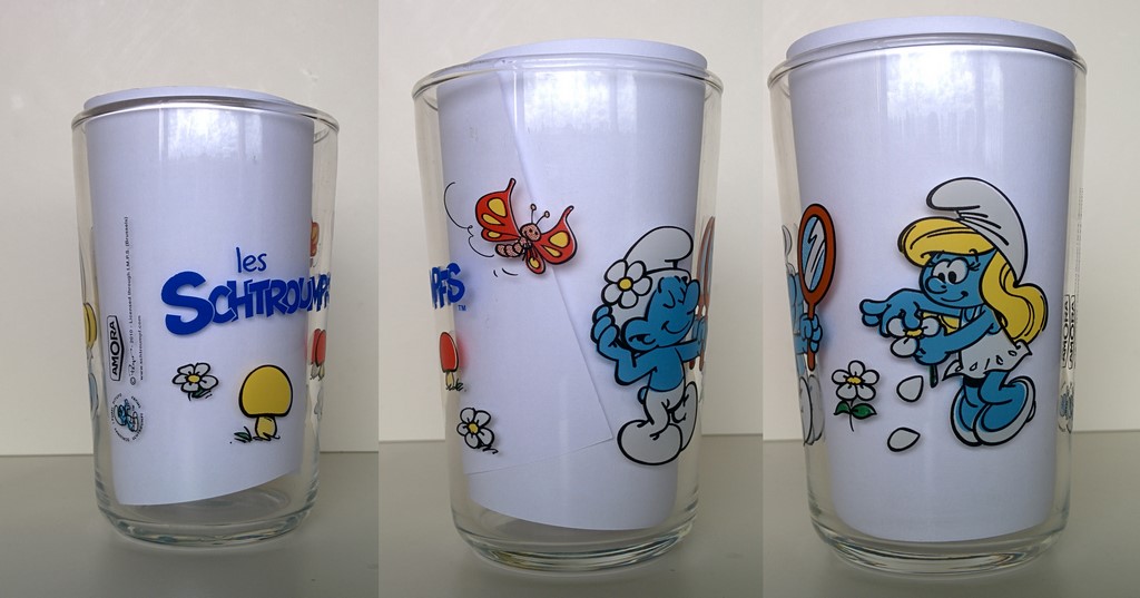 Verre Schtroumpf Coquet & Schtroumpfette