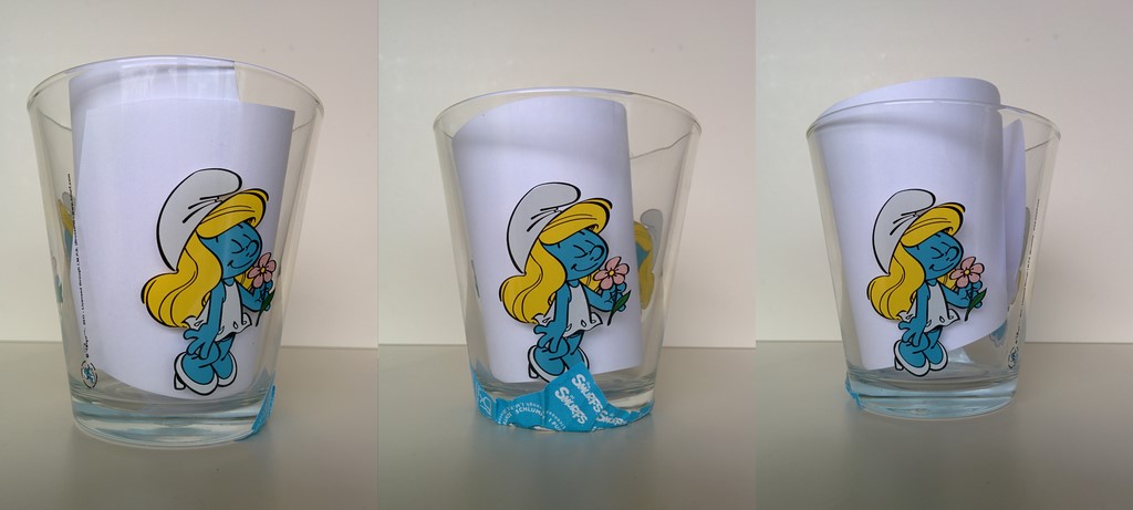 Verre Schtroumpfette