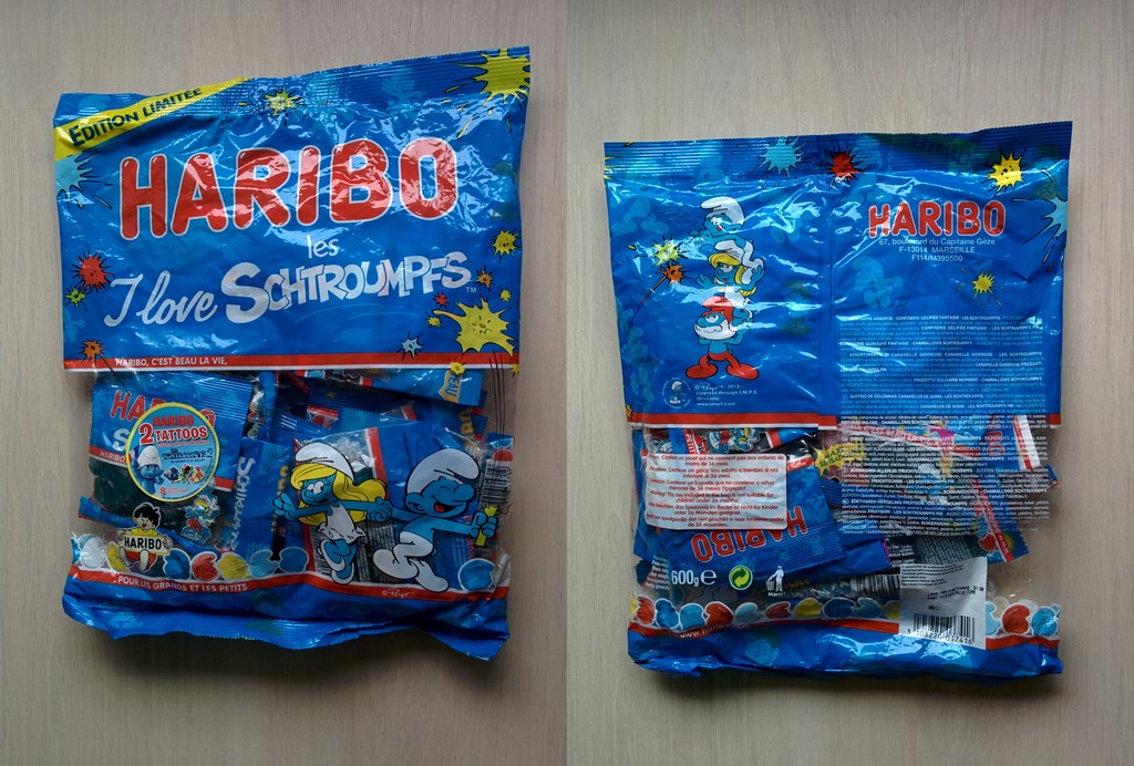 Paquet de mini sachets de bonbons, piks & chamallows