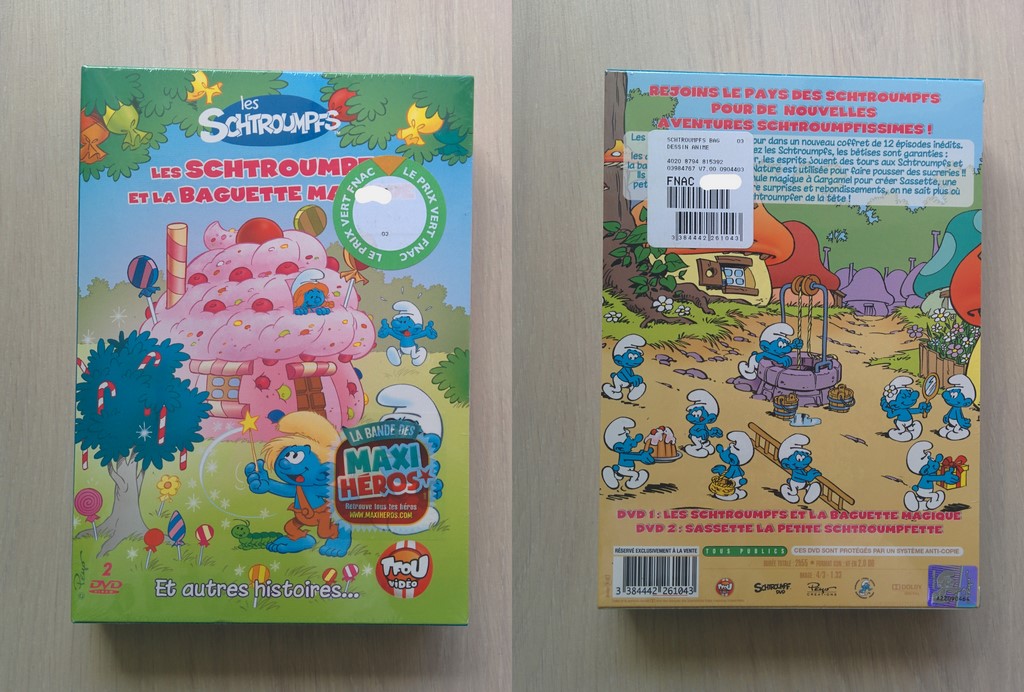 Pack 2 DVDs - Les Schtroumpfs et la Baquette Magique