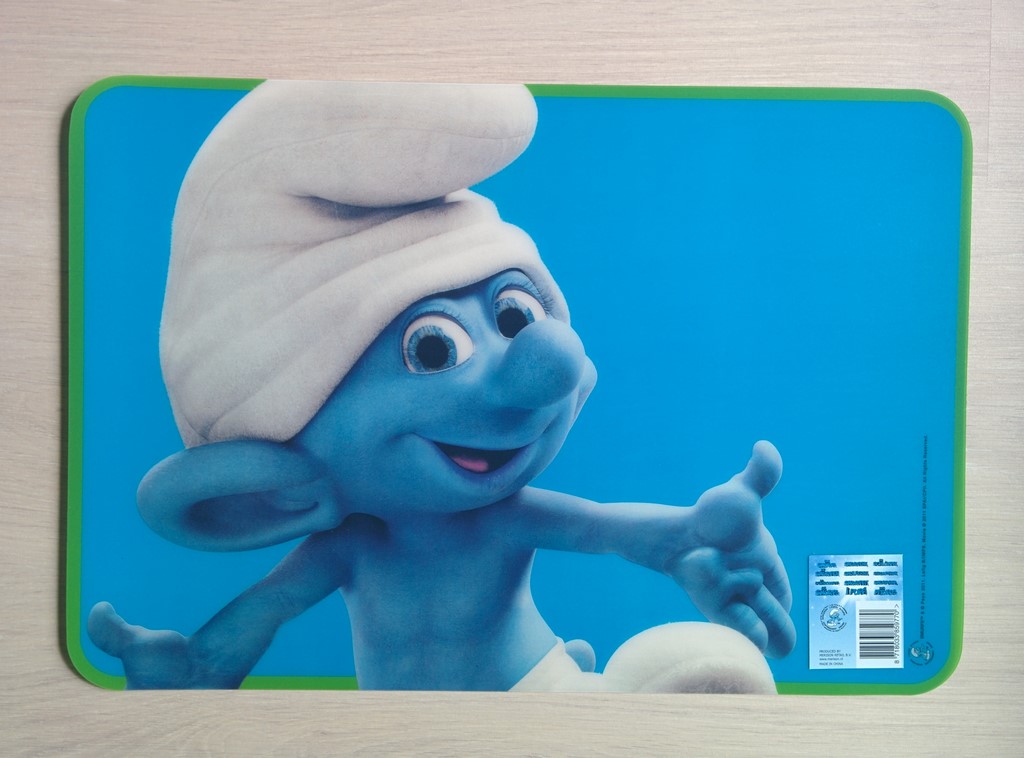 Set de table Schtroumpf