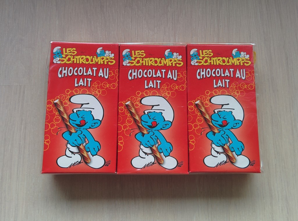 Bâtonnets au chocolat au lait