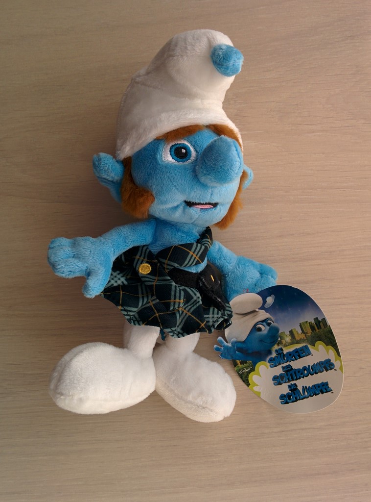 Peluche Schtroumpf Téméraire