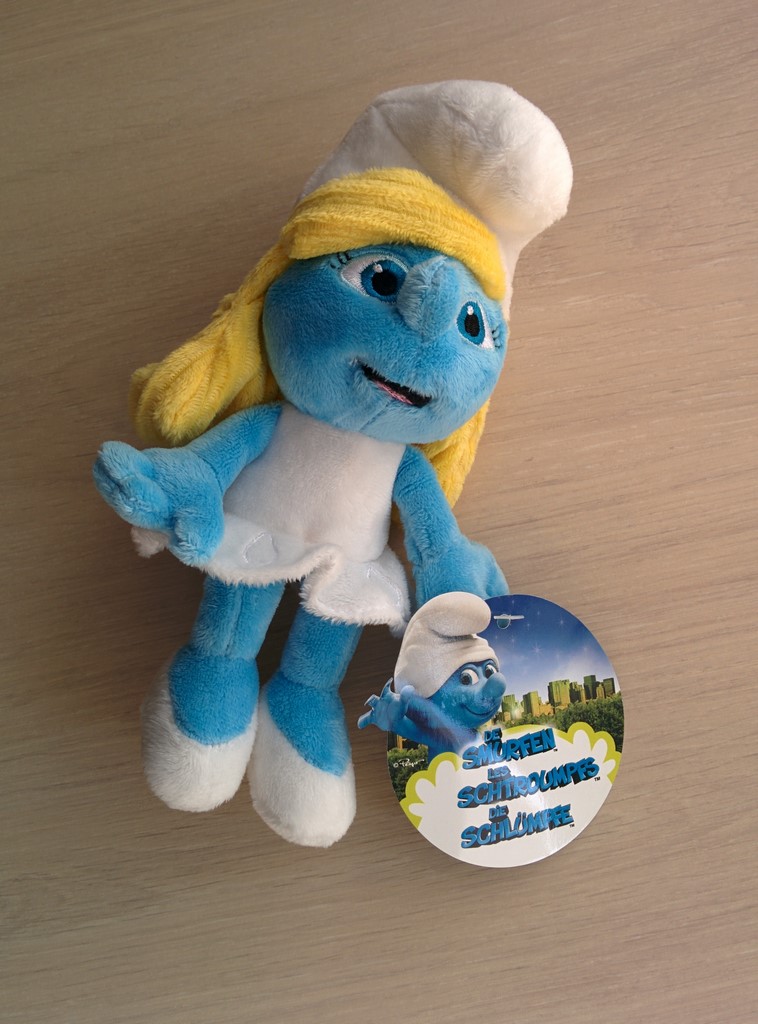 Peluche Schtroumpfette