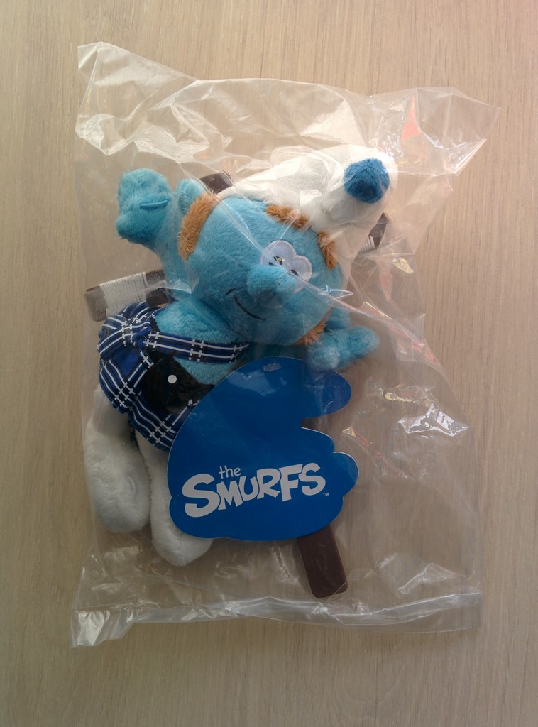 Marionnette Schtroumpf Téméraire