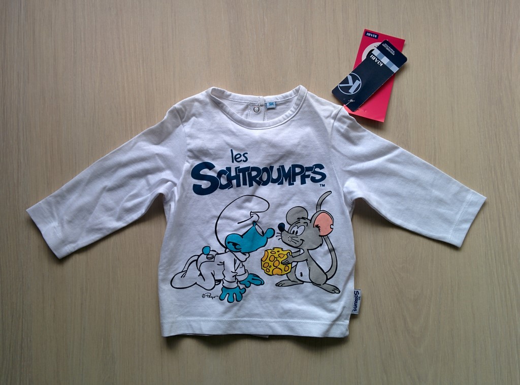 Tee-shirt Bébé Schtroumpf