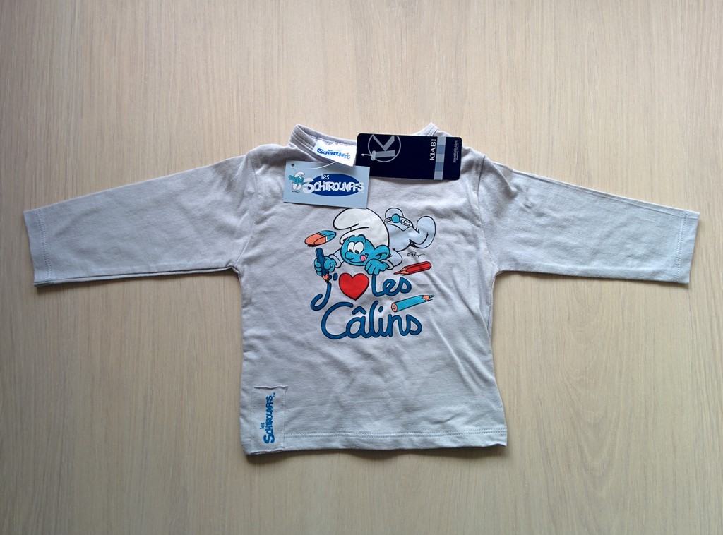 Tee-shirt Bébé Schtroumpf