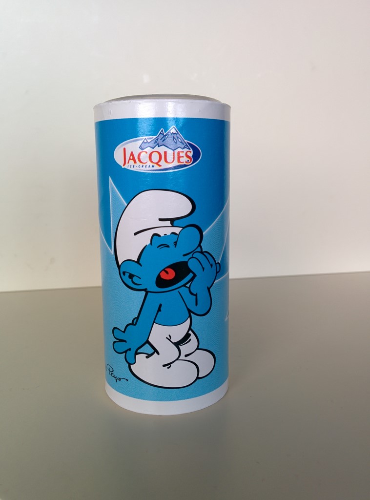 Jacques - Glace pouss-pouss Schtroumpf Paresseux