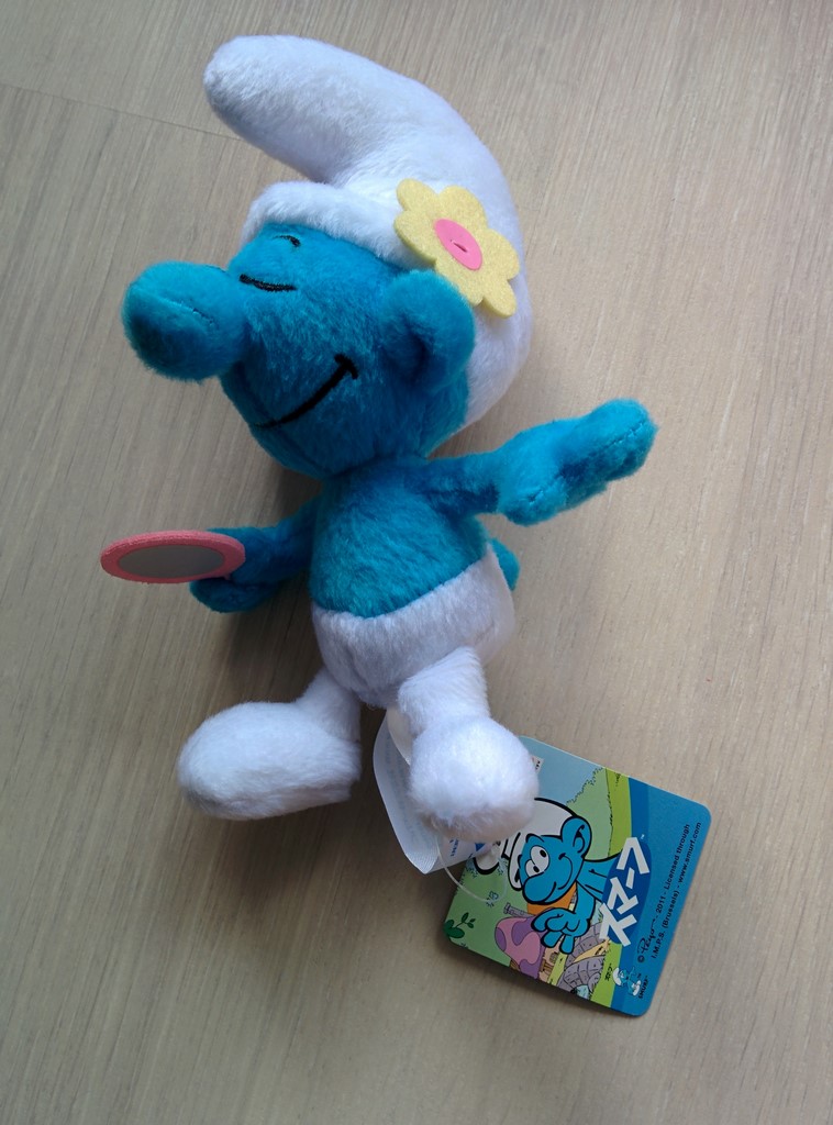 Peluche Schtroumpf Coquet