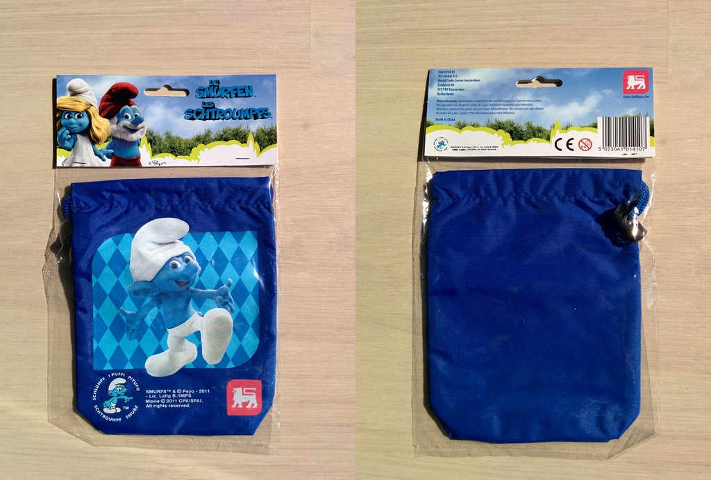 Delhaize - Sac Schtroumpf
