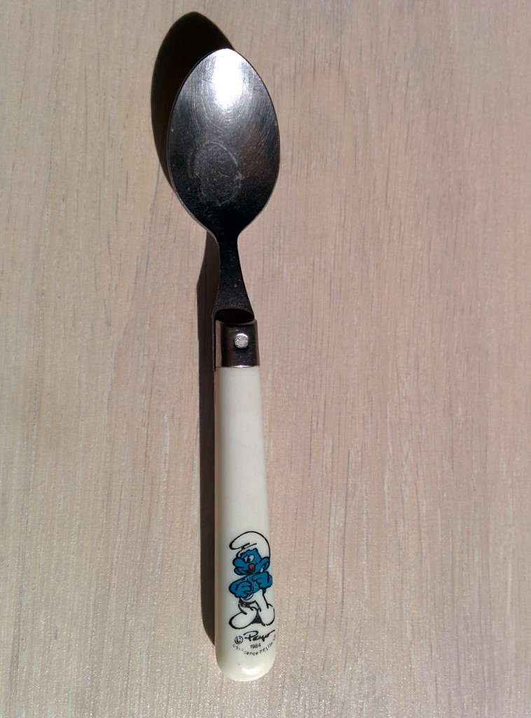 Cuillère Schtroumpf