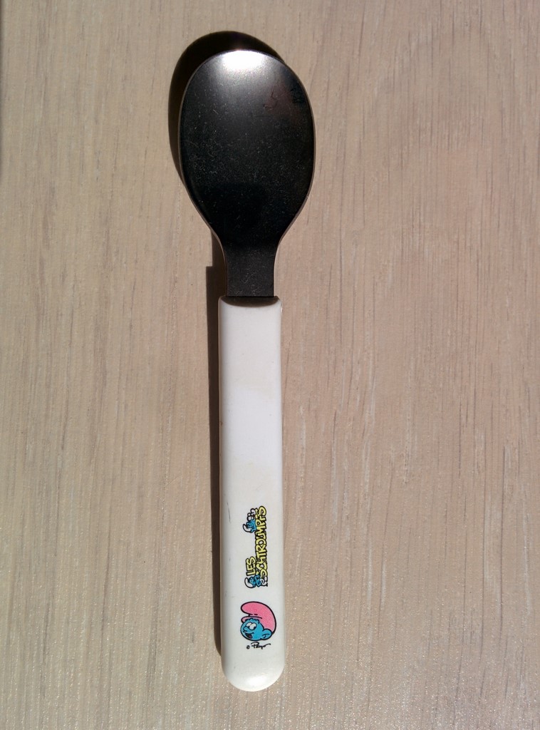 Cuillère Bébé Schtroumpf