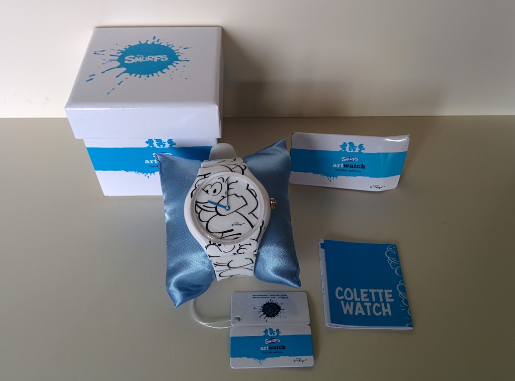 Colette - Montre Schtroumpf noire