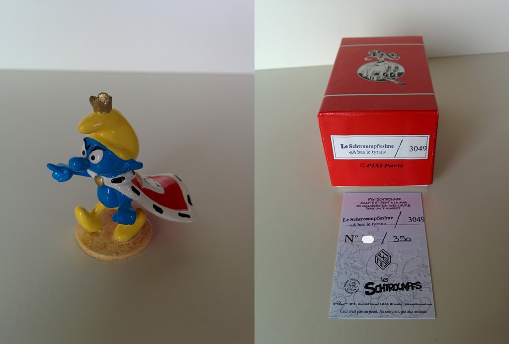 3049 - Le Schtroumpfissime "A bas le tyran"