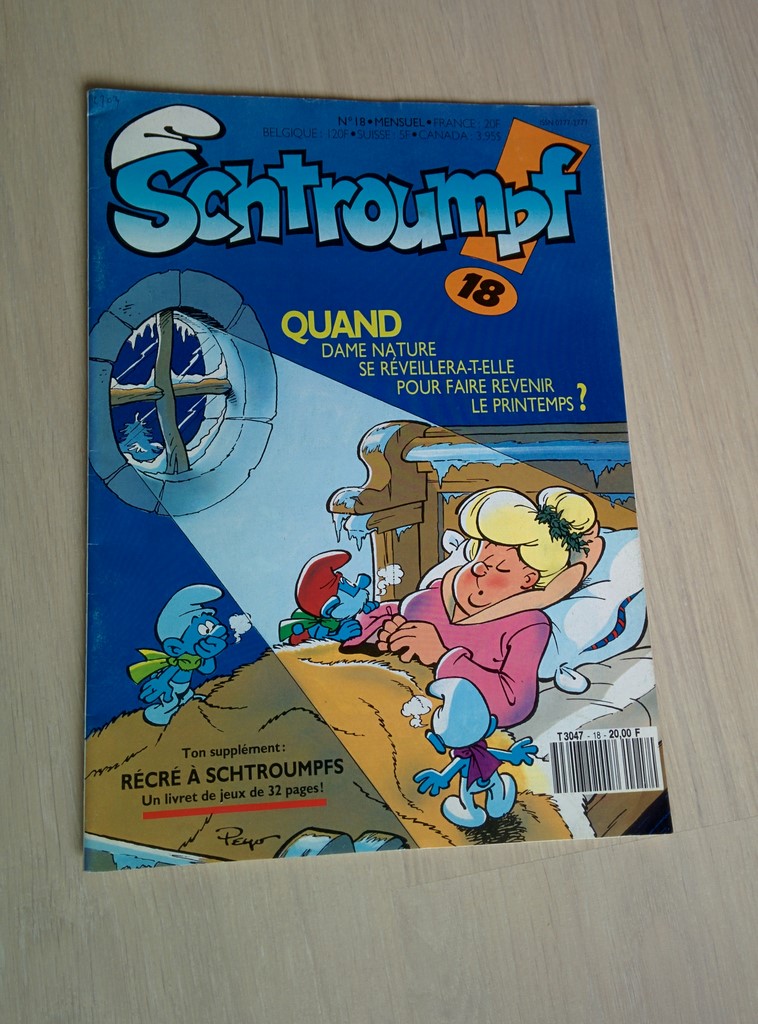 Magazine Schtroumpf numéro 18