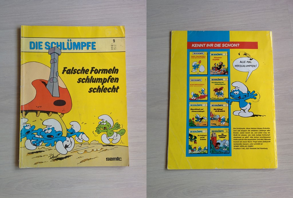 Falsche Formeln schlumpfen schlecht