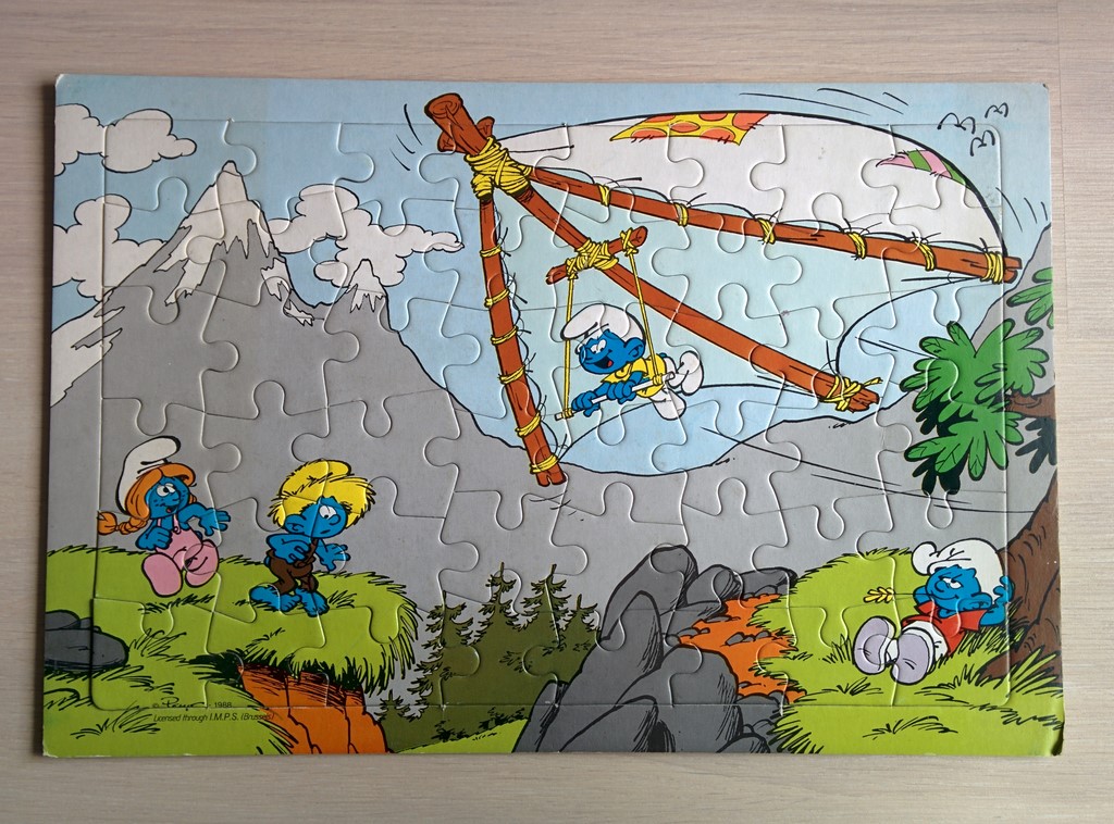 Puzzle P'tits Schtroumpfs & Sassette