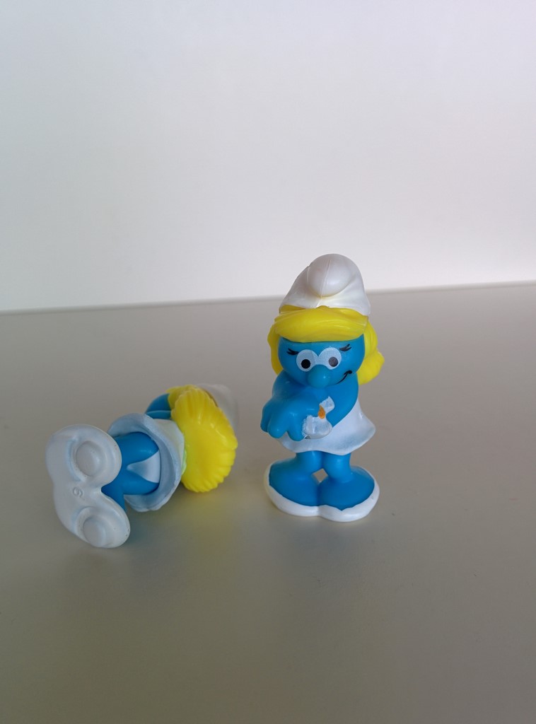 Schtroumpfette - Variante culotte blanche