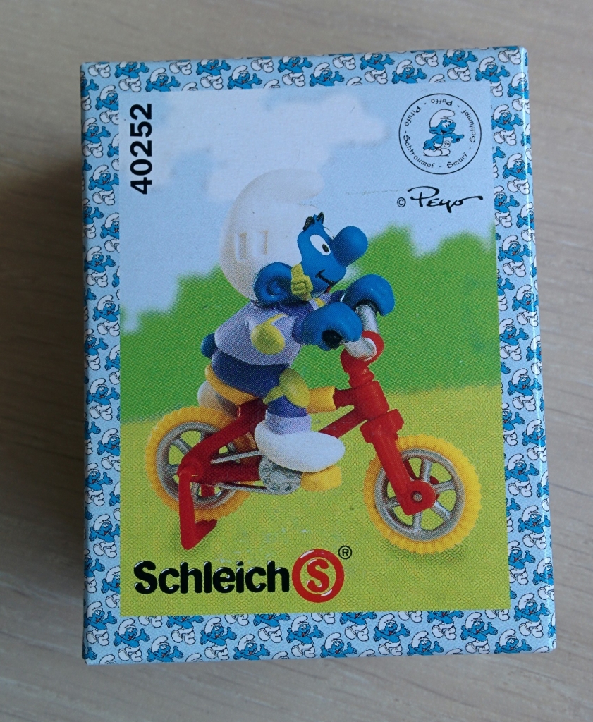Schtroumpf sur un vélo - BMX