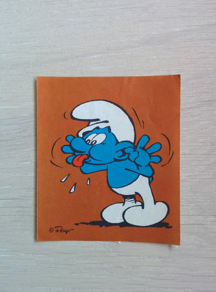 Suzy - Image Schtroumpf fait une grimace