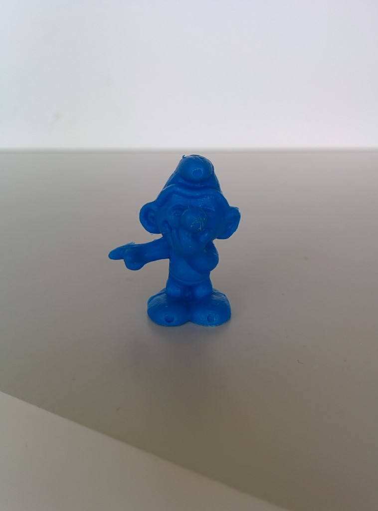 Mini figurine Schtroumpf moqueur