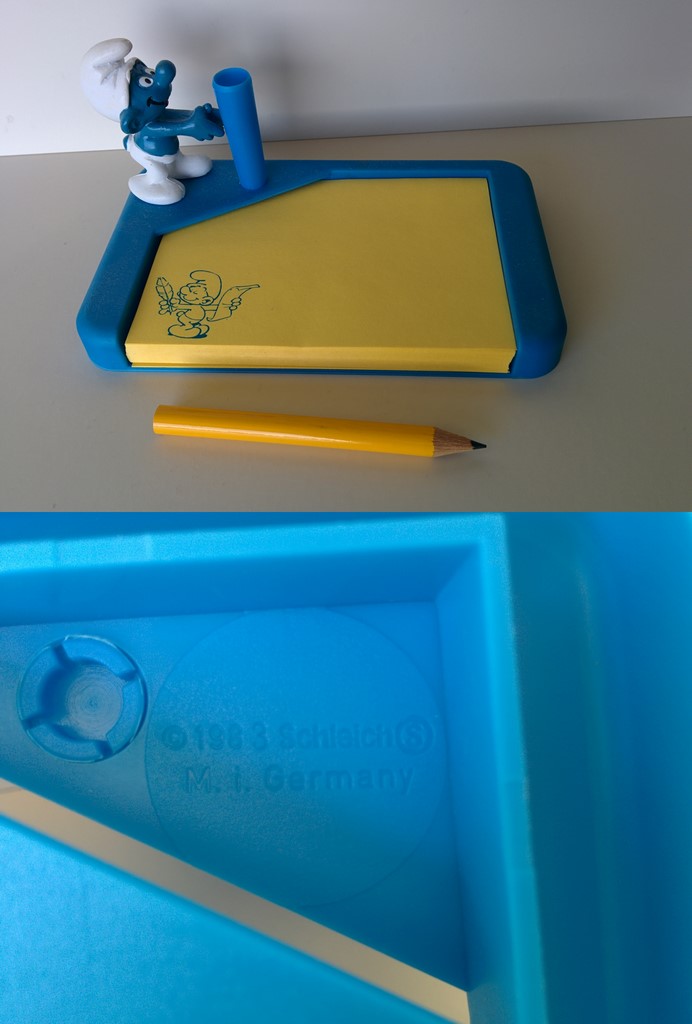 Bloc notes avec crayon & figurine