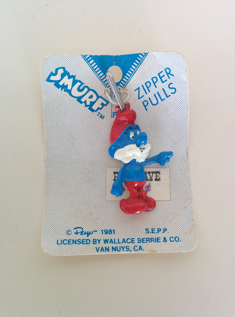 Fermeture éclair Grand Schtroumpf