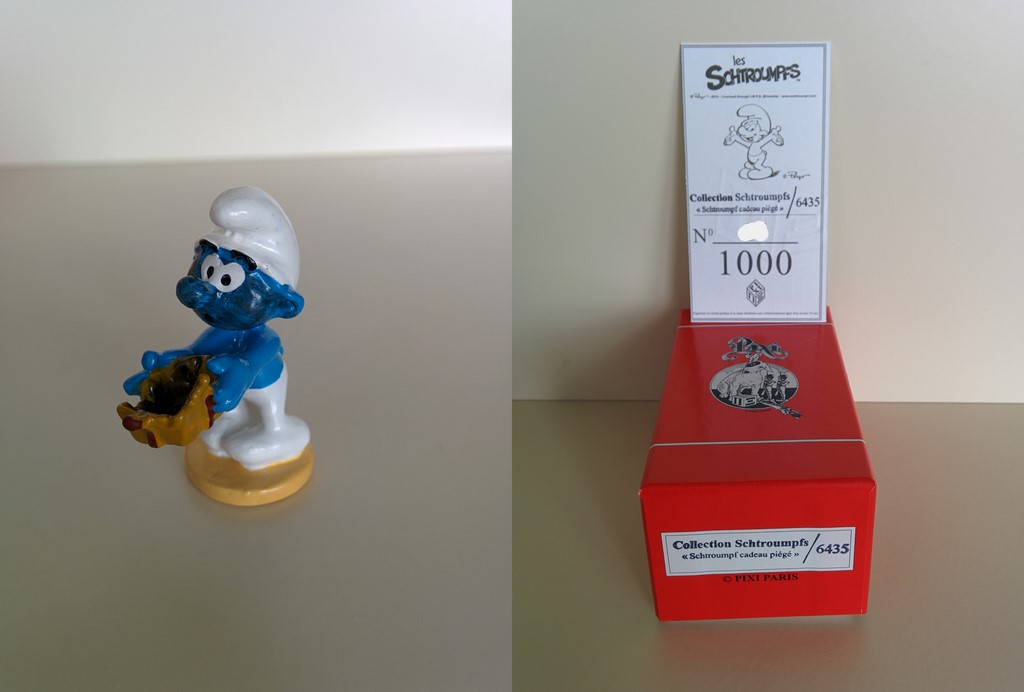 6435 - Schtroumpf cadeau piégé
